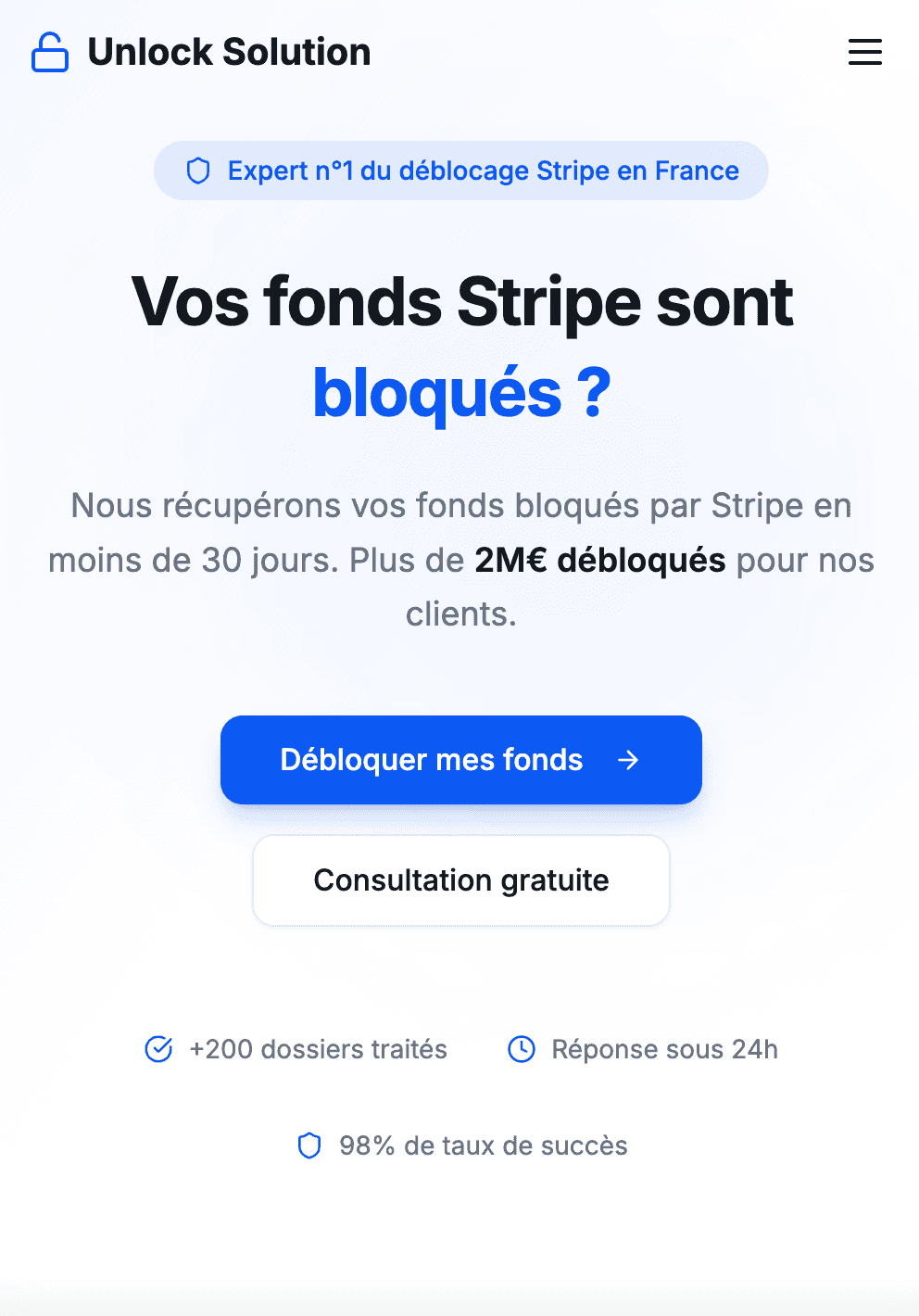 Aperçu de Unlock Solution